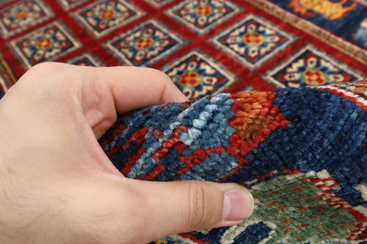 119 x 177 cm | Pazyryk Afghan Veg Dye Wool carpet