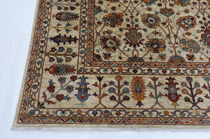 296 x 490 cm | Large Over Size Oriental Afghan Tribal Hand Knotted Wool Carpet