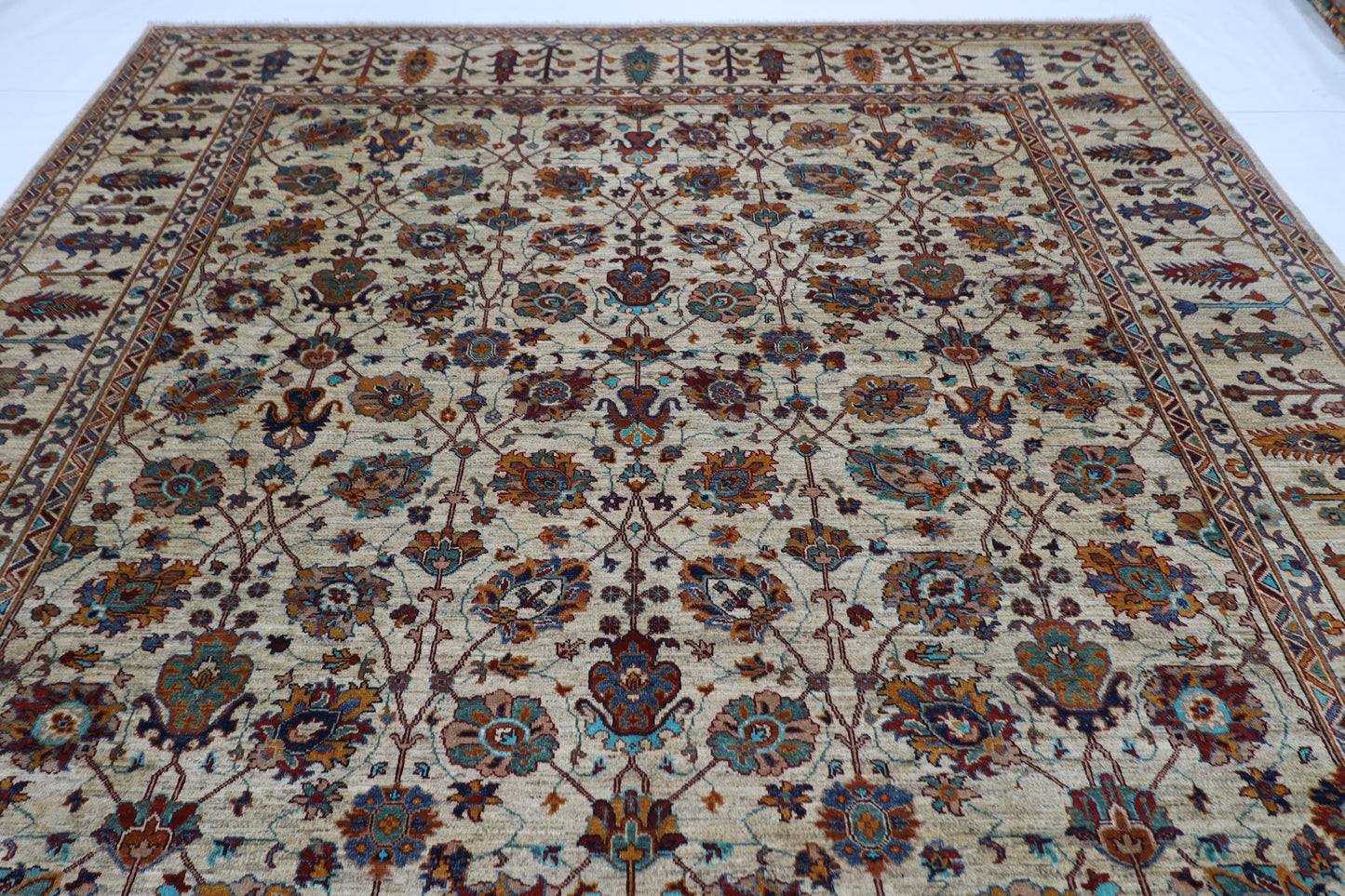 296 x 490 cm | Large Over Size Oriental Afghan Tribal Hand Knotted Wool Carpet