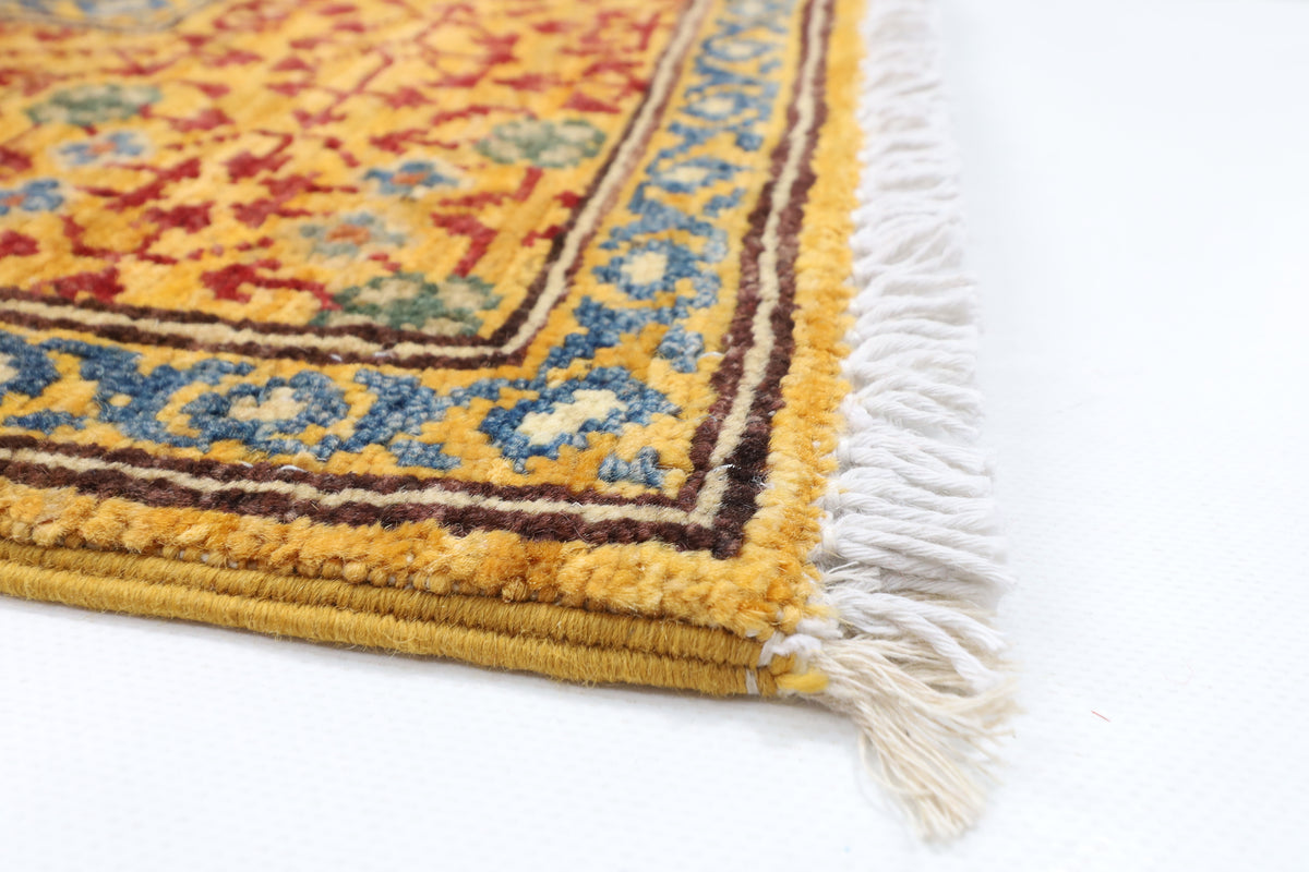 126 x 183 cm | Mamluk Afghan Veg Dye Wool carpet
