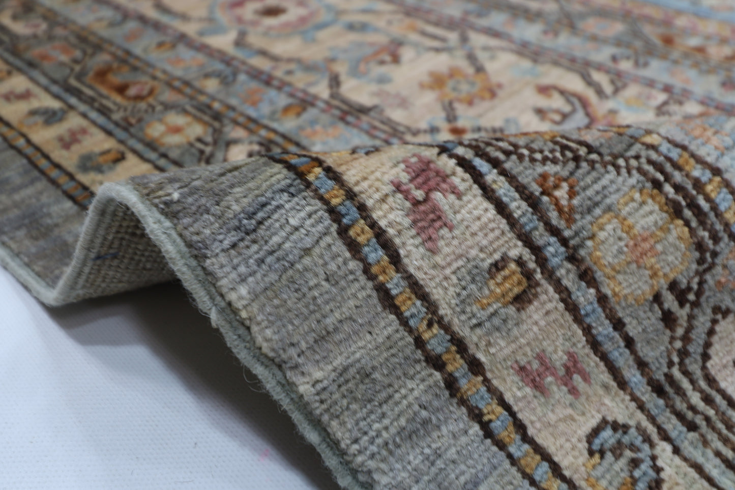 367 x 446 cm | Large Over Size Oriental Floral Afghan Tribal Hand Knotted Wool Carpet