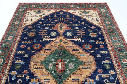 203 x 298 cm | Tribal Afghan Veg Dye Wool carpet