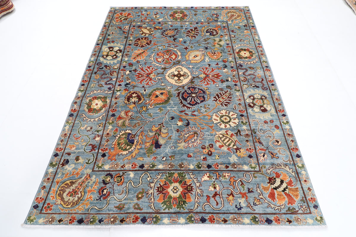 172 x 236 cm | Suzani Afghan Veg Dye Wool carpet