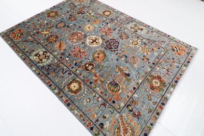 172 x 236 cm | Suzani Afghan Veg Dye Wool carpet