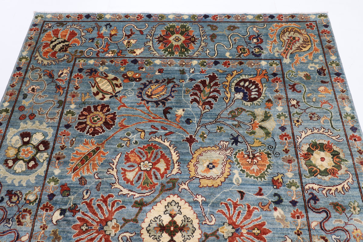 172 x 236 cm | Suzani Afghan Veg Dye Wool carpet