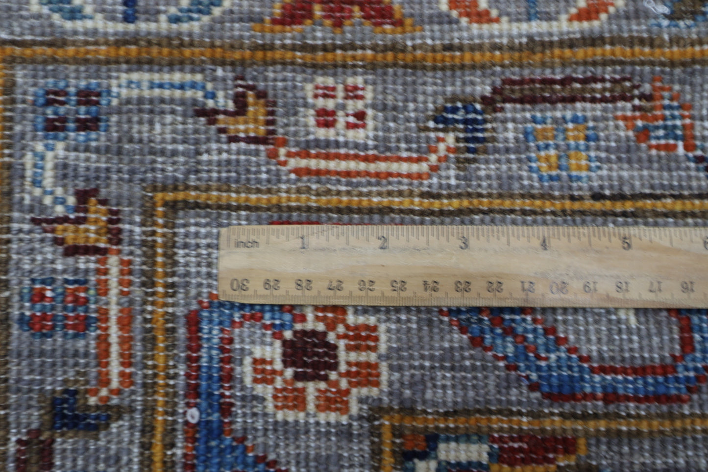 400 x 590 cm | Large Over Size Oriental Floral Gray Afghan Tribal Hand Knotted Wool Carpet