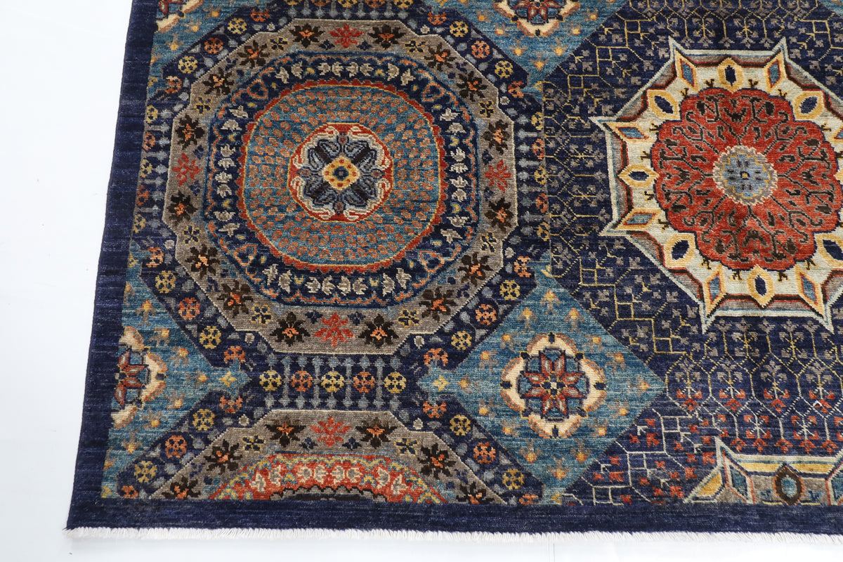 202 x 298 cm | Mamluk Afghan Veg Dye Wool carpet