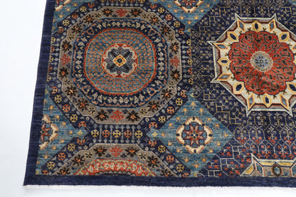 202 x 298 cm | Mamluk Afghan Veg Dye Wool carpet