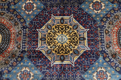 202 x 298 cm | Mamluk Afghan Veg Dye Wool carpet