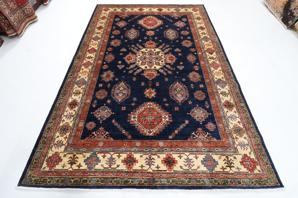 206 x 302 cm | Kazak Afghan Veg Dye Wool carpet