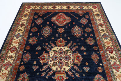 206 x 302 cm | Kazak Afghan Veg Dye Wool carpet