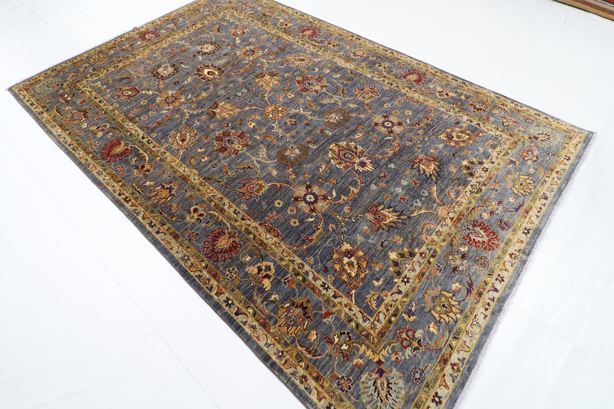 199 x 299 cm | Floral Afghan Veg Dye Wool carpet