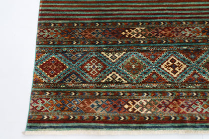 155 x 202 cm | Khorjun Afghan Hand Knotted Carpet