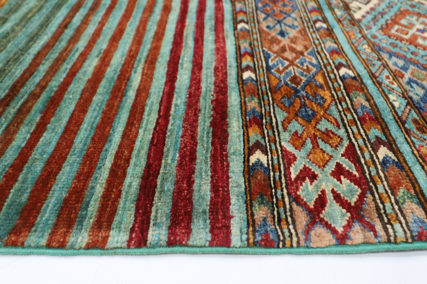 155 x 202 cm | Khorjun Afghan Hand Knotted Carpet