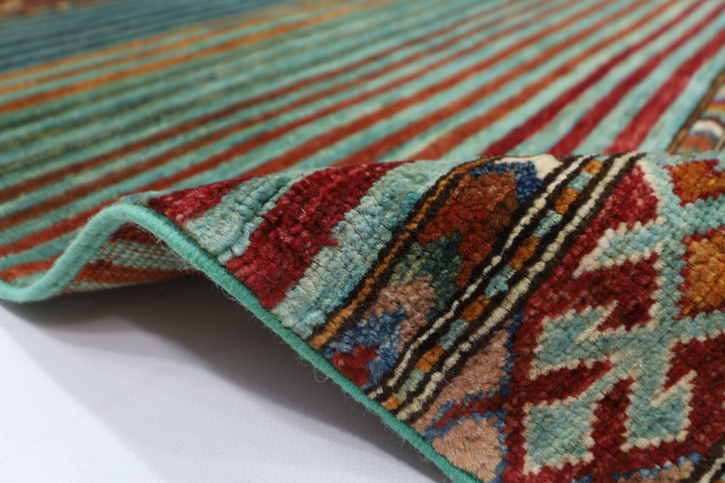 155 x 202 cm | Khorjun Afghan Hand Knotted Carpet