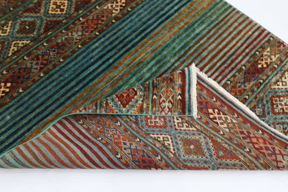 155 x 202 cm | Khorjun Afghan Hand Knotted Carpet