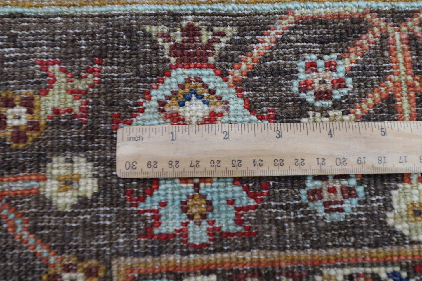 128 x 178 cm | Sultani Brown Afghan Hand Knotted Carpet