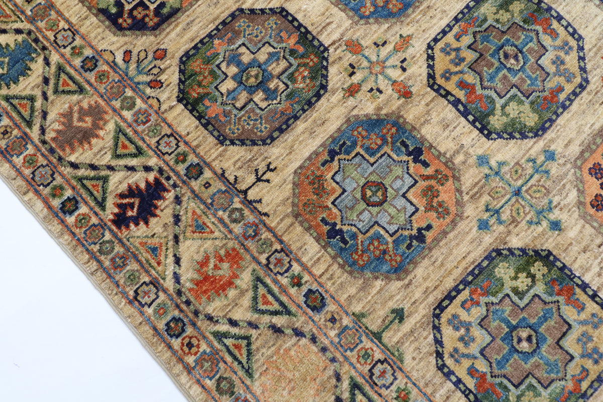 153 x 197 cm | Ersari Afghan Veg Dye Wool carpet