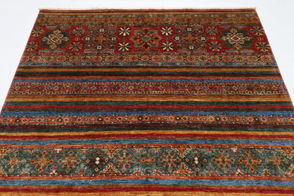 173 x 250 cm | Khorjun Afghan Hand Knotted Carpet