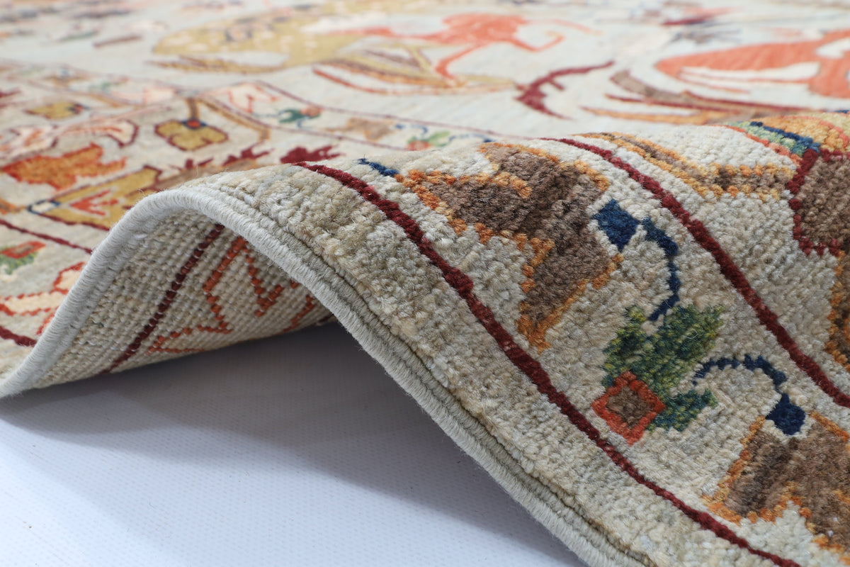 200 x 298 cm | Animal Afghan Veg Dye Wool carpet