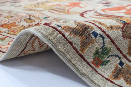 200 x 298 cm | Animal Afghan Veg Dye Wool carpet