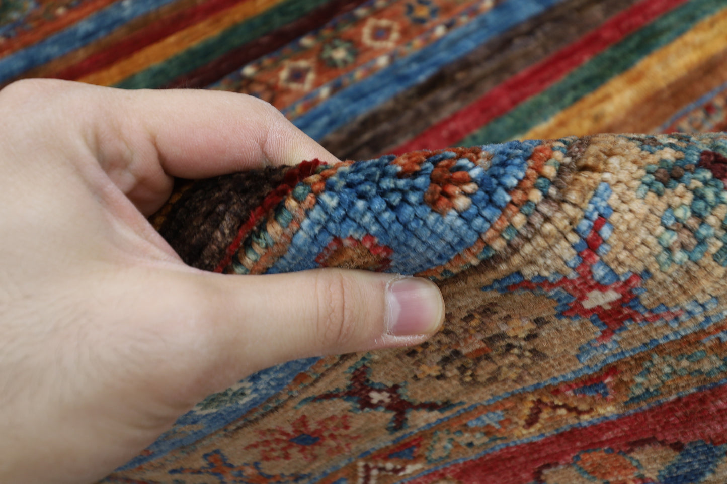 173 x 250 cm | Khorjun Afghan Hand Knotted Carpet