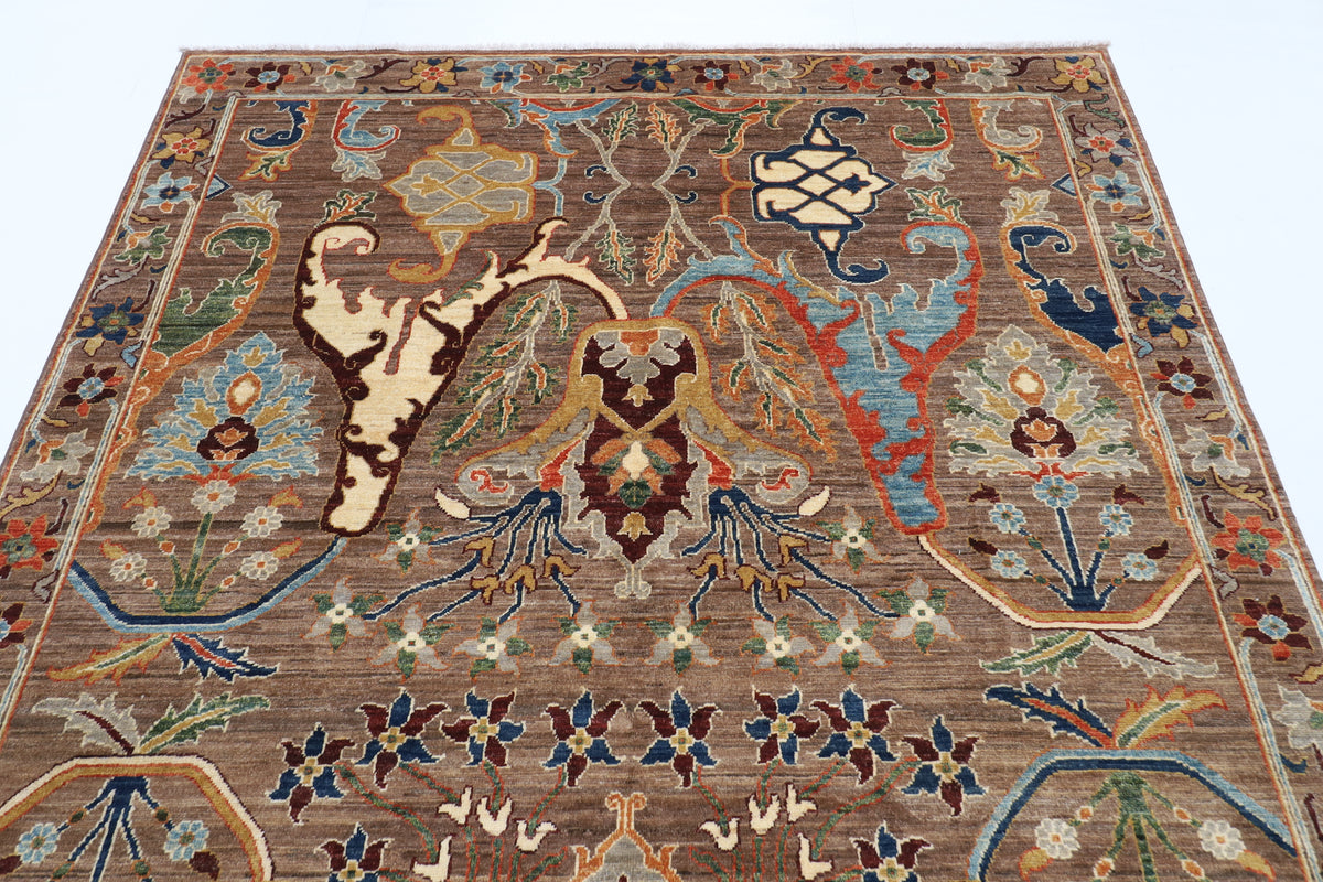 183 x 271 cm | Kawros Afghan Veg Dye Wool carpet
