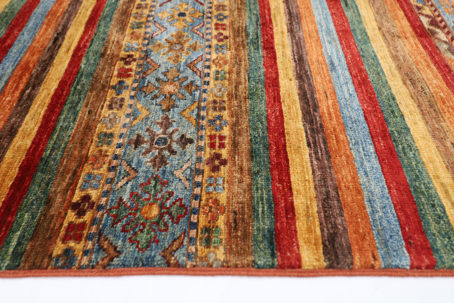 154 x 208 cm | Khorjun Afghan Hand Knotted Carpet