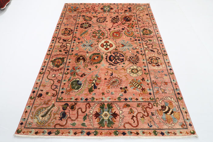 168 x 238 cm | Suzani Afghan Veg Dye Wool carpet