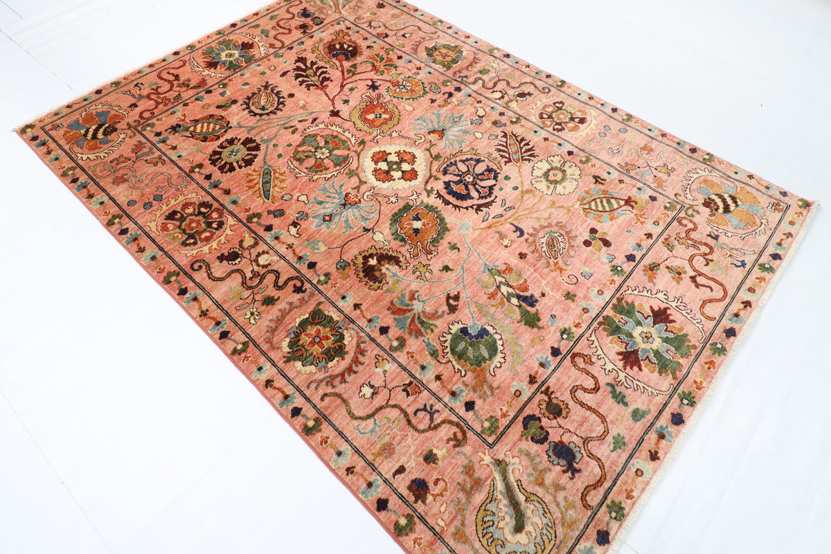 168 x 238 cm | Suzani Afghan Veg Dye Wool carpet