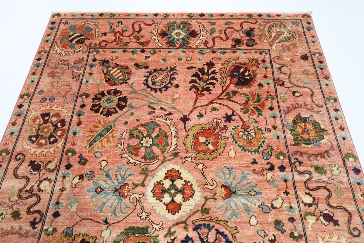 168 x 238 cm | Suzani Afghan Veg Dye Wool carpet