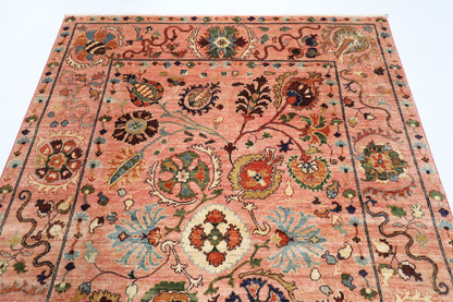 168 x 238 cm | Suzani Afghan Veg Dye Wool carpet
