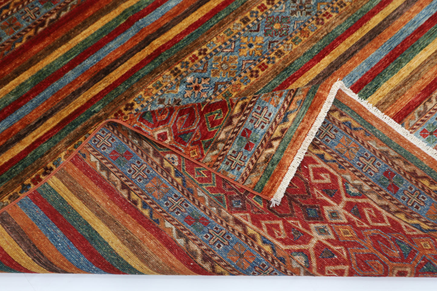 154 x 208 cm | Khorjun Afghan Hand Knotted Carpet