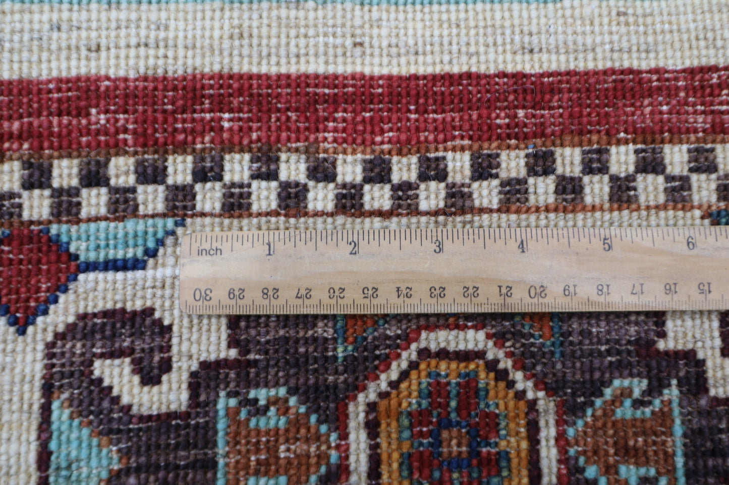 177 x 255 cm | Khorjun Beige Afghan Hand Knotted Carpet