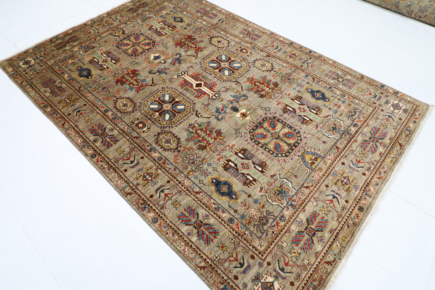 175 x 257 cm | Waziri Afghan Hand Knotted Carpet
