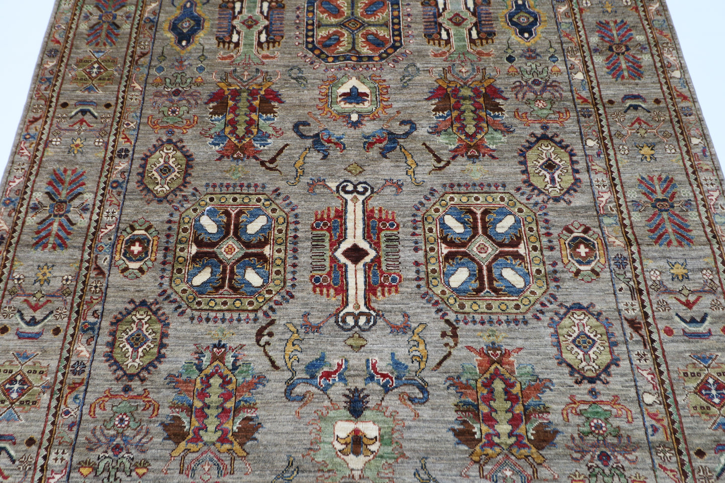 175 x 257 cm | Waziri Afghan Hand Knotted Carpet