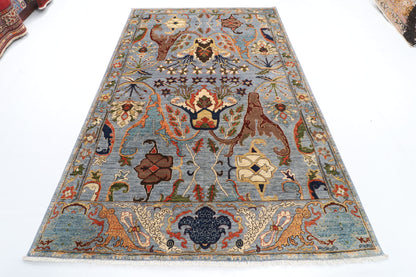 183 x 278 cm | Kawros Afghan Veg Dye Wool carpet