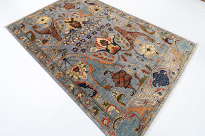 183 x 278 cm | Kawros Afghan Veg Dye Wool carpet
