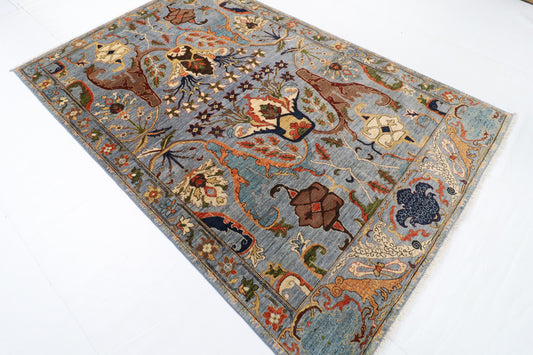 183 x 278 cm | Kawros Afghan Veg Dye Wool carpet