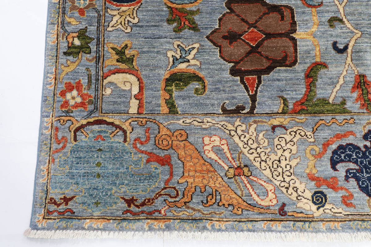 183 x 278 cm | Kawros Afghan Veg Dye Wool carpet