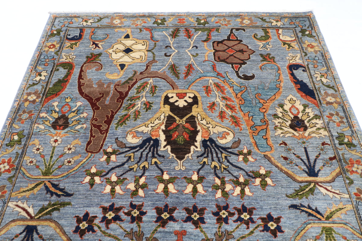 183 x 278 cm | Kawros Afghan Veg Dye Wool carpet