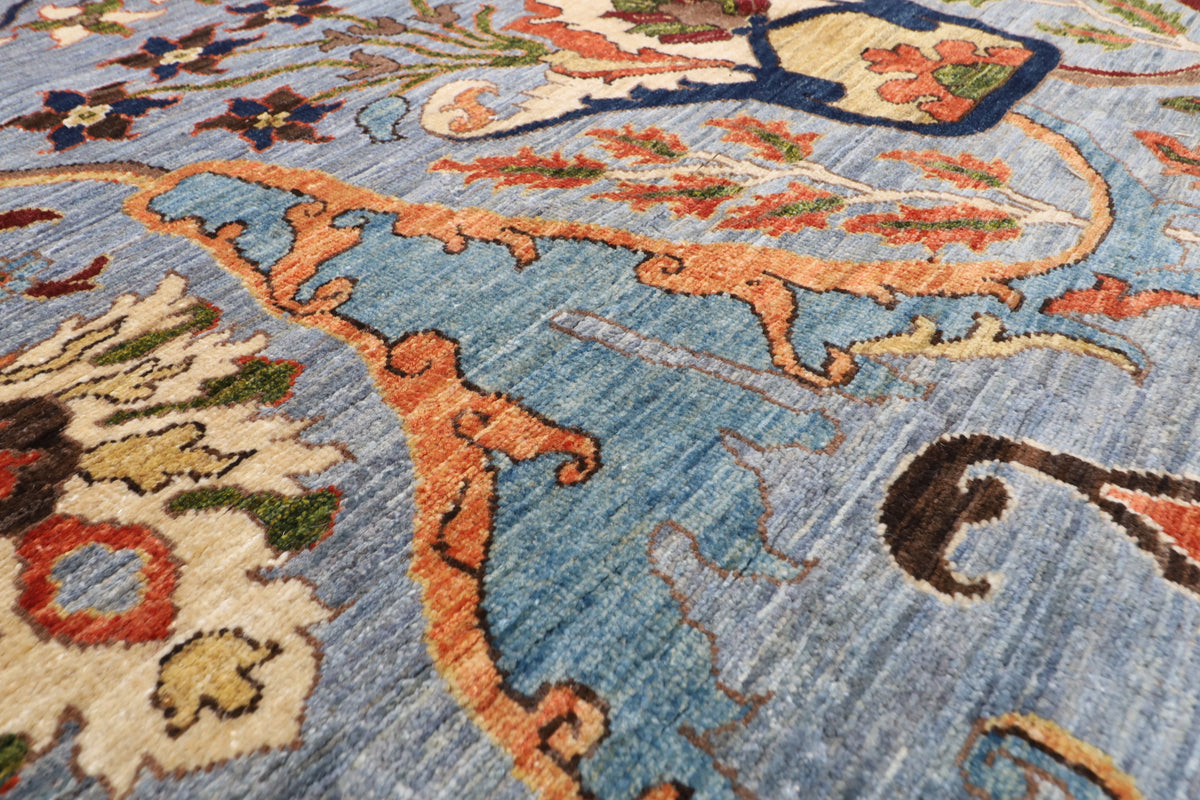 183 x 278 cm | Kawros Afghan Veg Dye Wool carpet