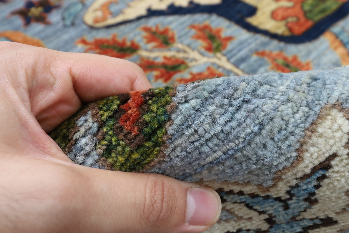 183 x 278 cm | Kawros Afghan Veg Dye Wool carpet