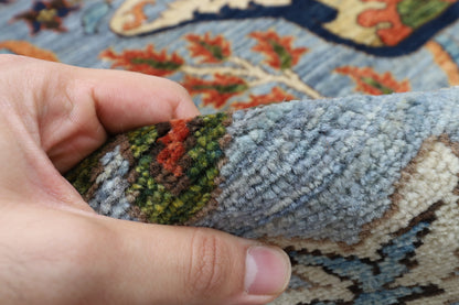 183 x 278 cm | Kawros Afghan Veg Dye Wool carpet