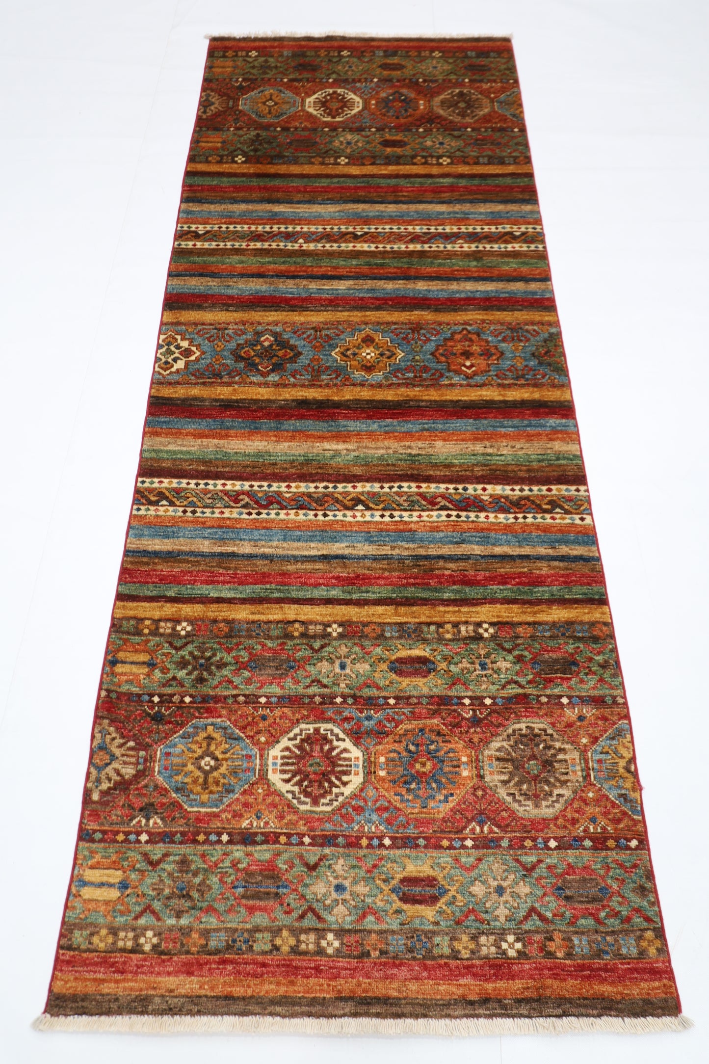 86 x 234 cm | Khorjun Afghan Hand Knotted Runner