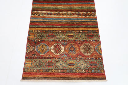 86 x 234 cm | Khorjun Afghan Hand Knotted Runner