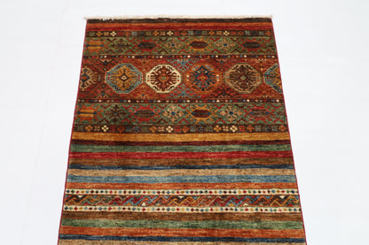 86 x 234 cm | Khorjun Afghan Hand Knotted Runner