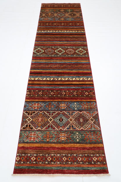 82 x 297 cm | Khorjun Afghan Hand Knotted Runner