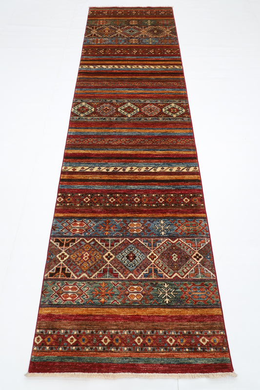 82 x 297 cm | Khorjun Afghan Hand Knotted Runner