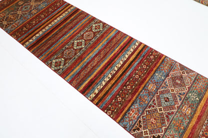82 x 297 cm | Khorjun Afghan Hand Knotted Runner